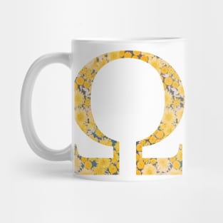 Omega Sunflower Sticker Mug